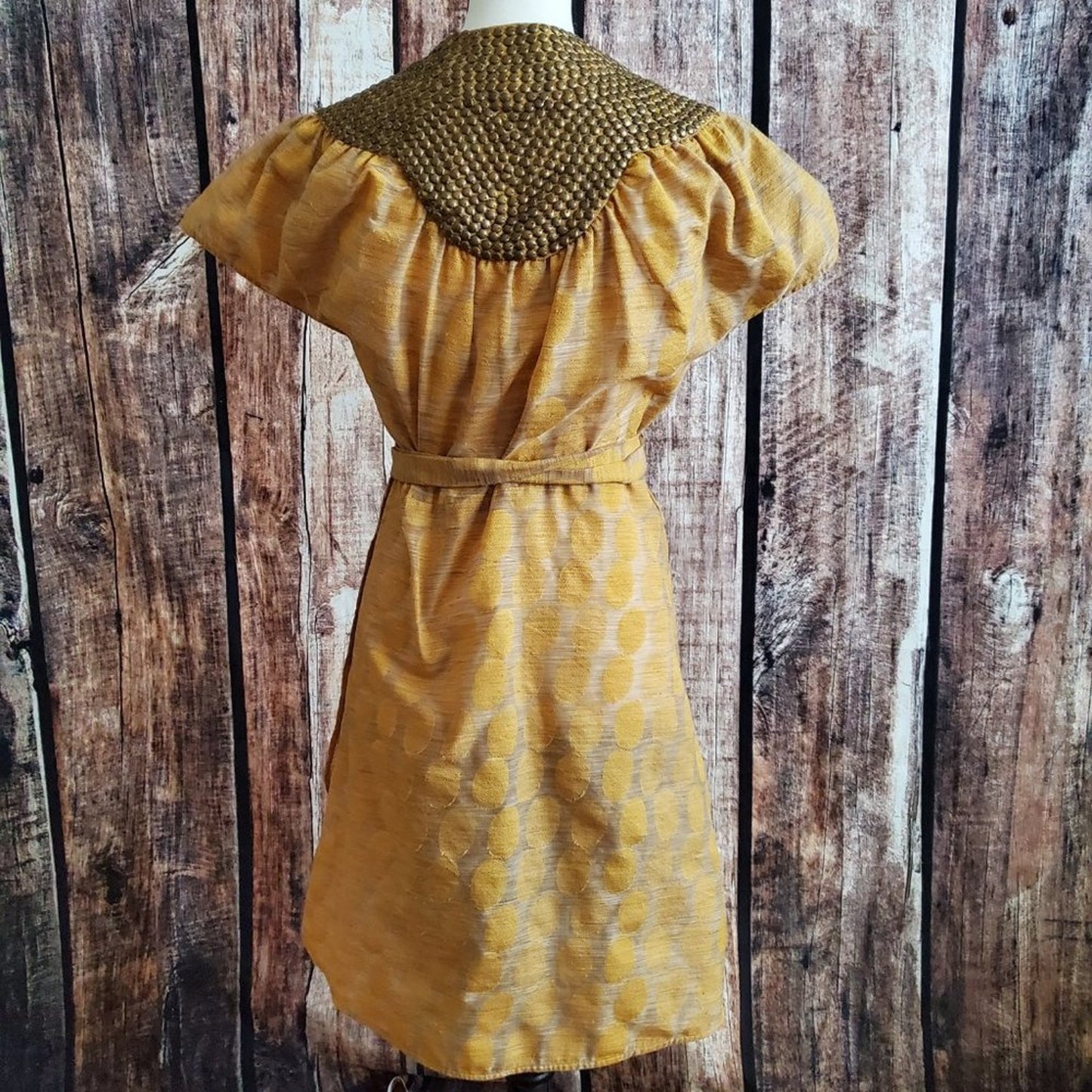 Gryphon New York Size Large Wrap Golden Tunic Top or Dress