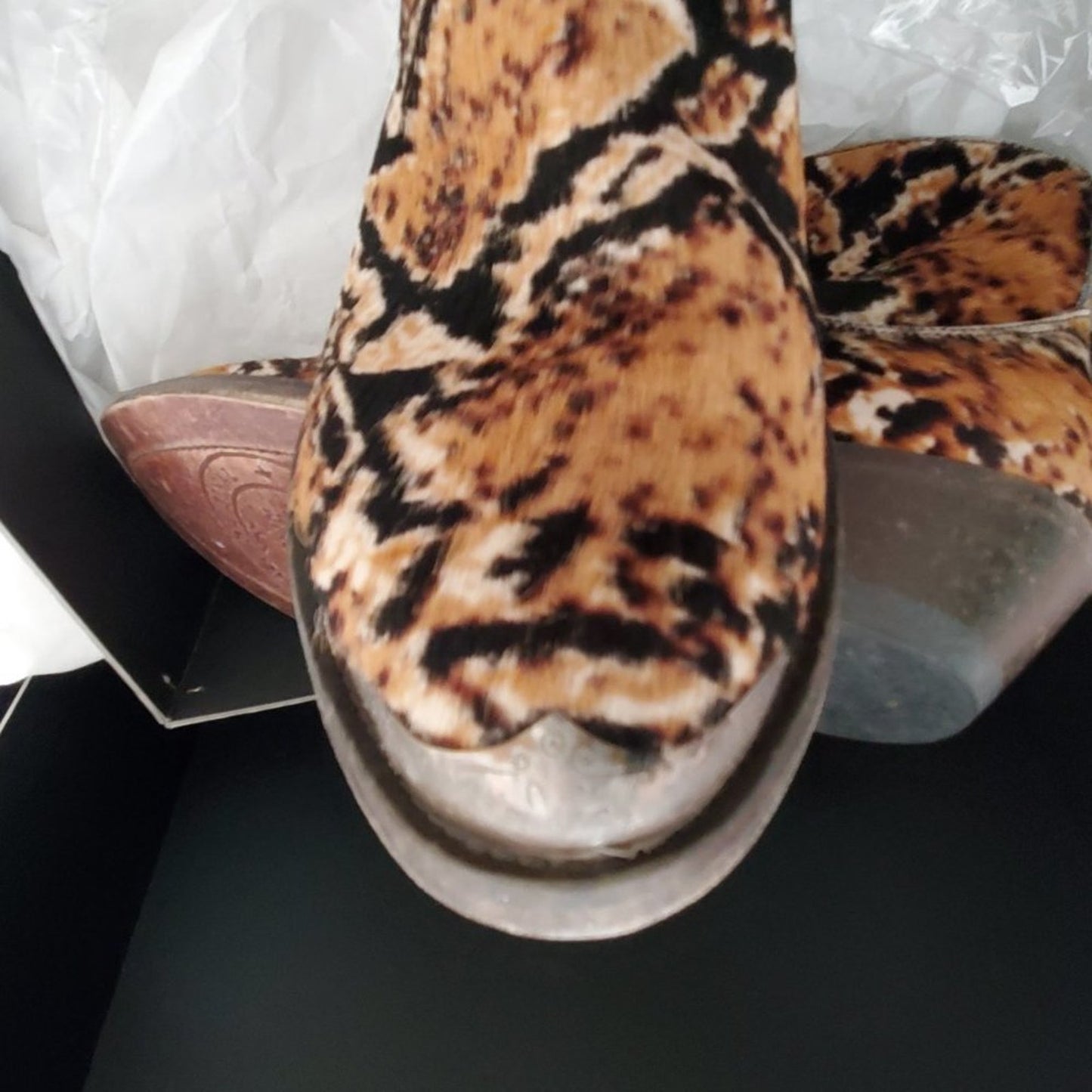 Authentic New in Box! Never Worn! Golden Goose Pony Hair Ankle Boots Size 37/7
