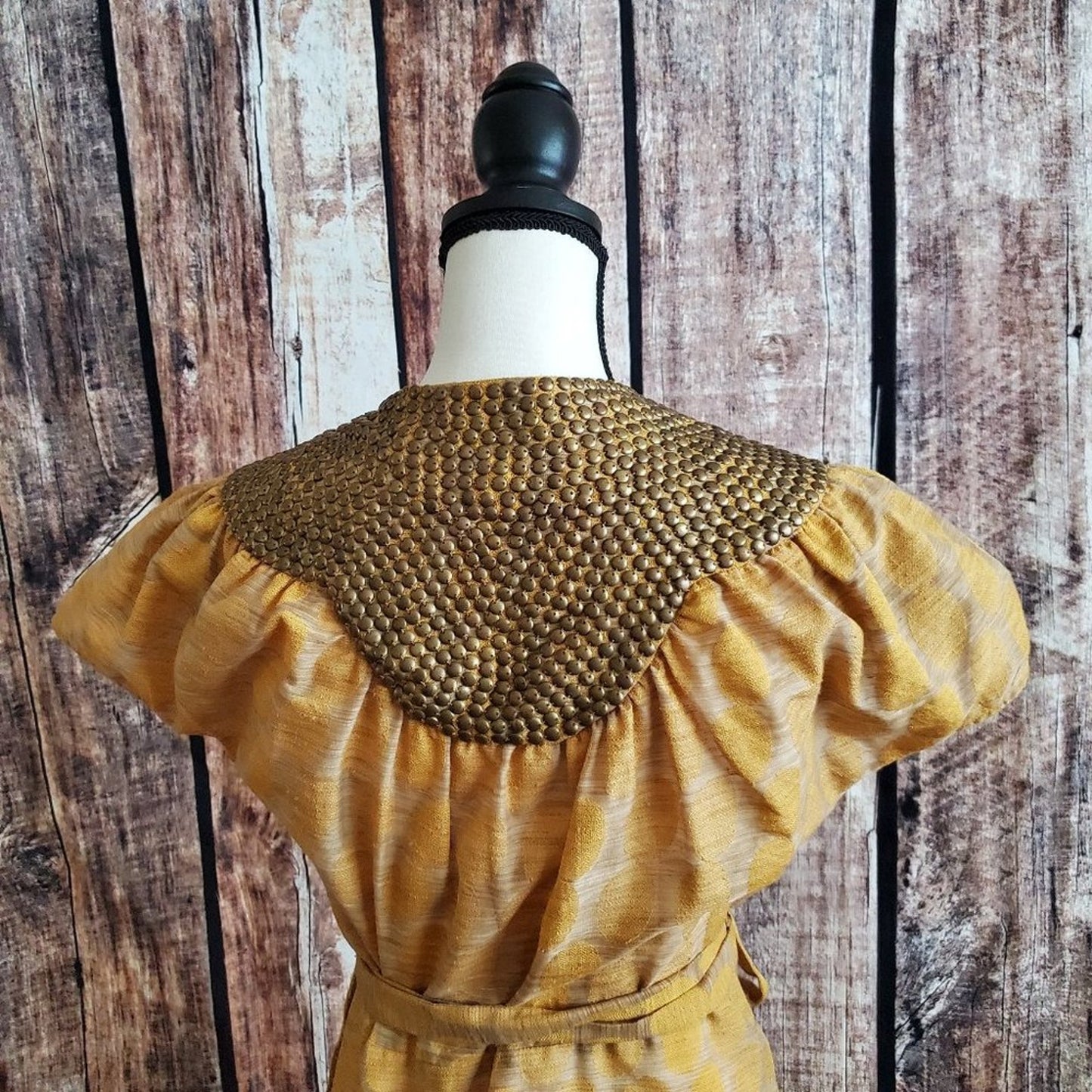 Gryphon New York Size Large Wrap Golden Tunic Top or Dress