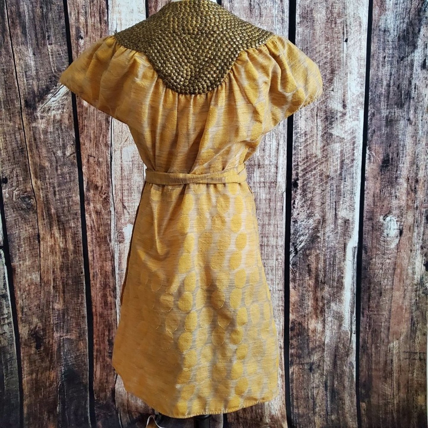 Gryphon New York Size Large Wrap Golden Tunic Top or Dress