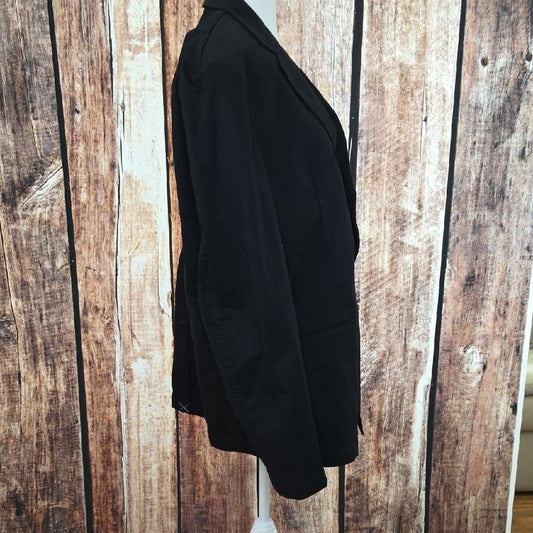 NWT Express Mens Size 42L Slim Classic Black Blazer