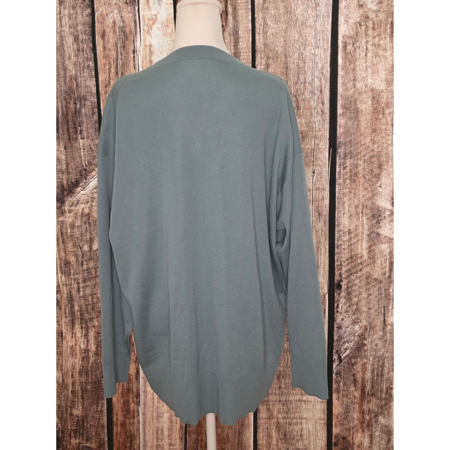 New The Row Oversized V-Neck Cashmere Sweater