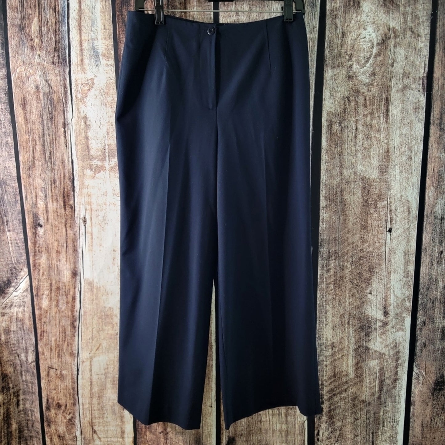 NWT Talbots Navy Blue Size 6 Wide Leg Dress Pants
