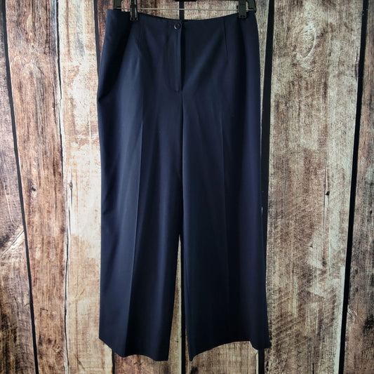 NWT Talbots Navy Blue Size 6 Wide Leg Dress Pants