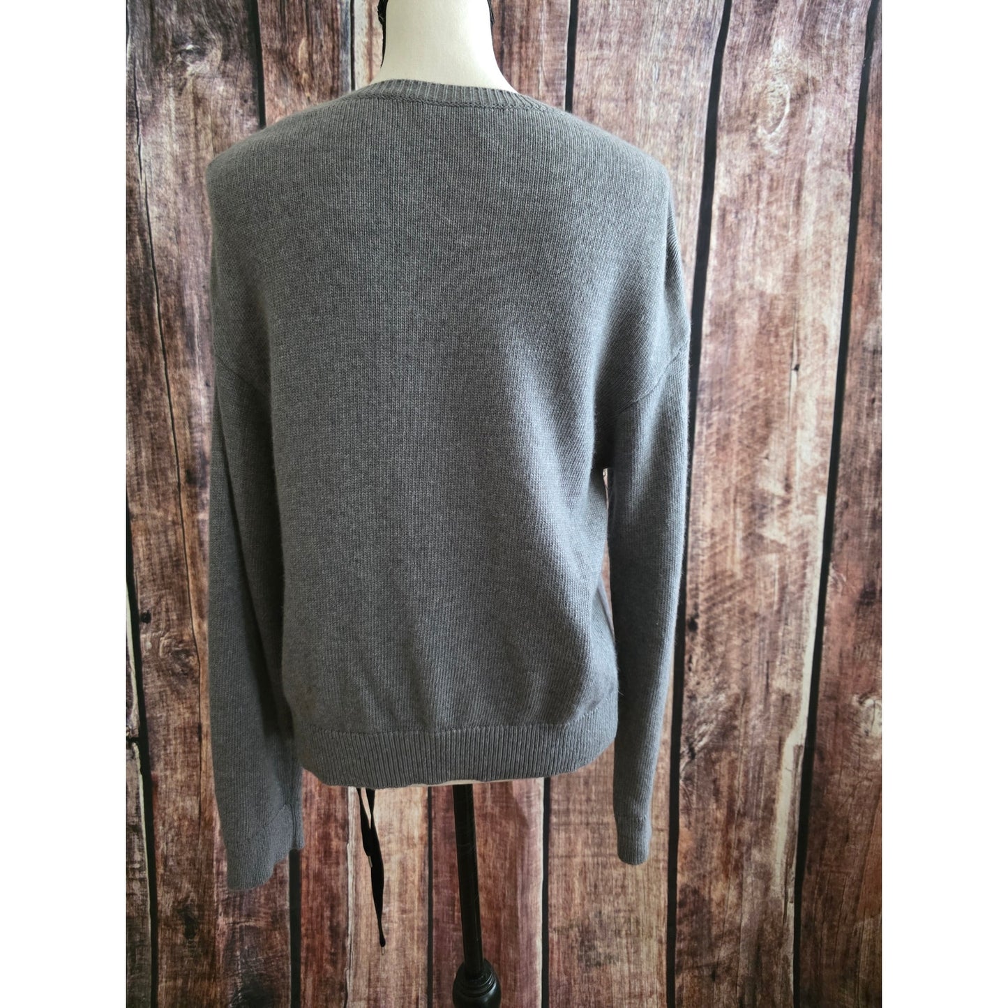 Perfect Valentino Size Small or Medium Sweater with Black Velvet  Lace Up