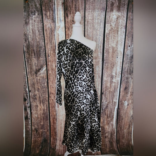 NWT St John Size 8 Cheetah Animal Print Dress