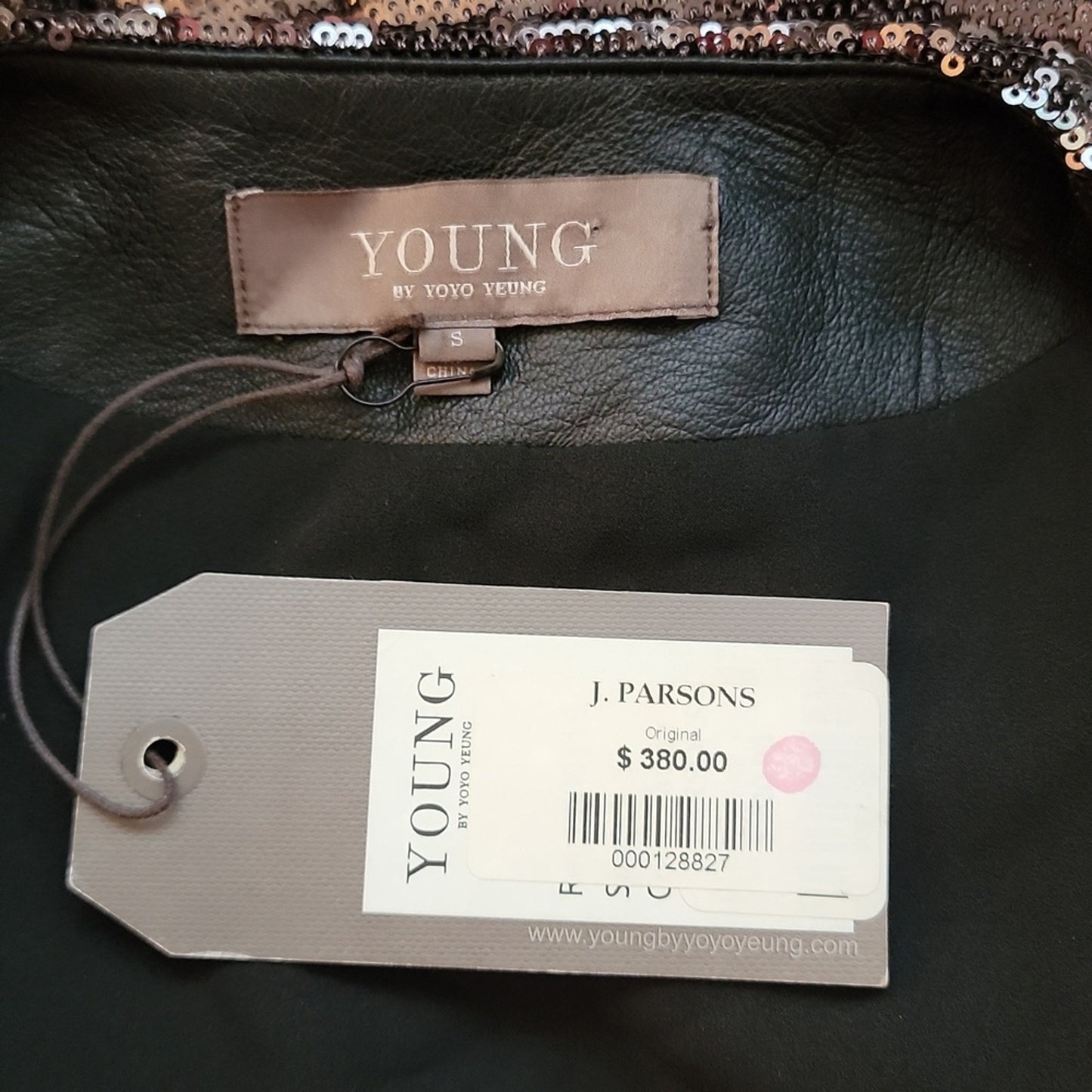 NWT J. Parsons Young by Yoyo Yeung Size Small Sequin Jacket