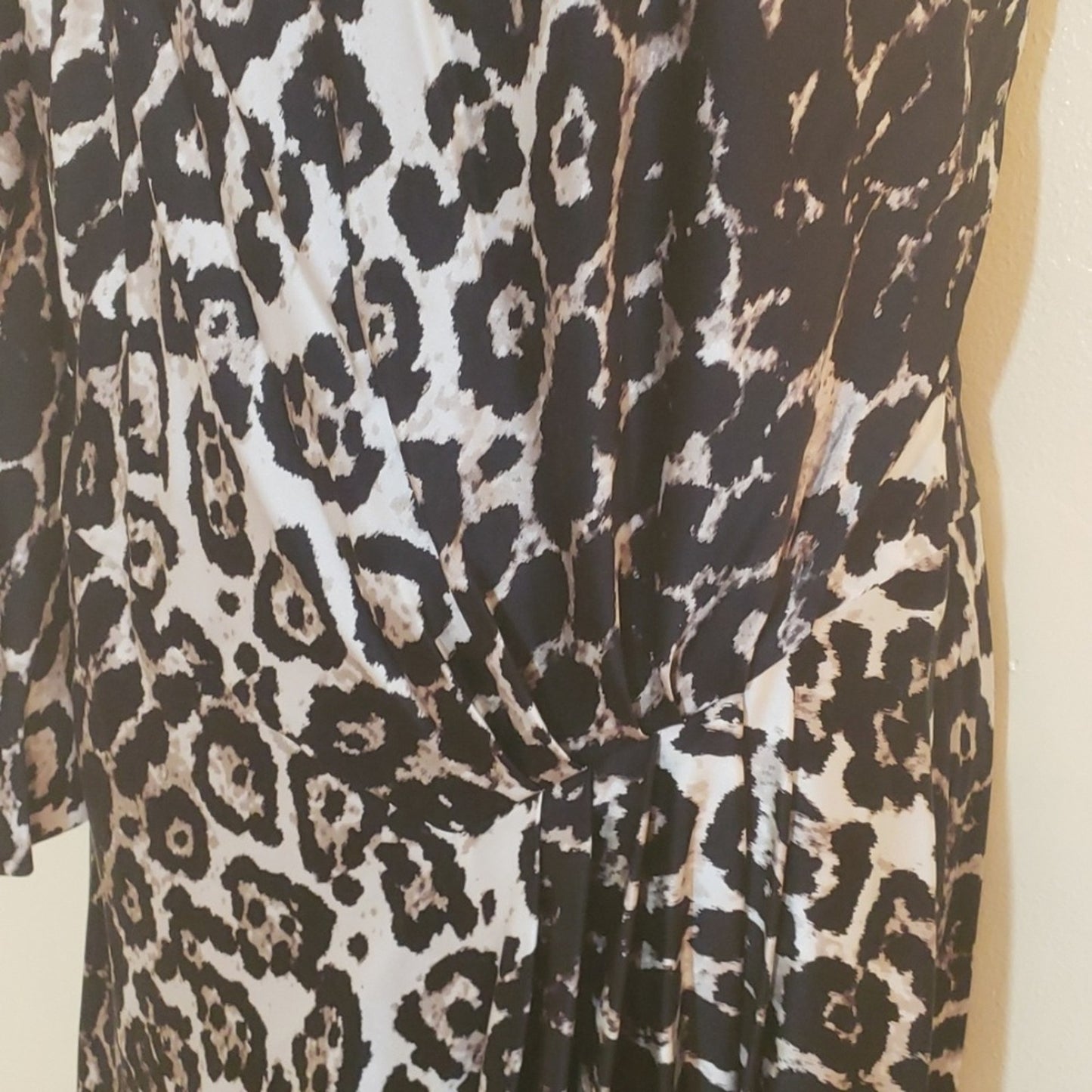 NWT St John Size 8 Cheetah Animal Print Dress