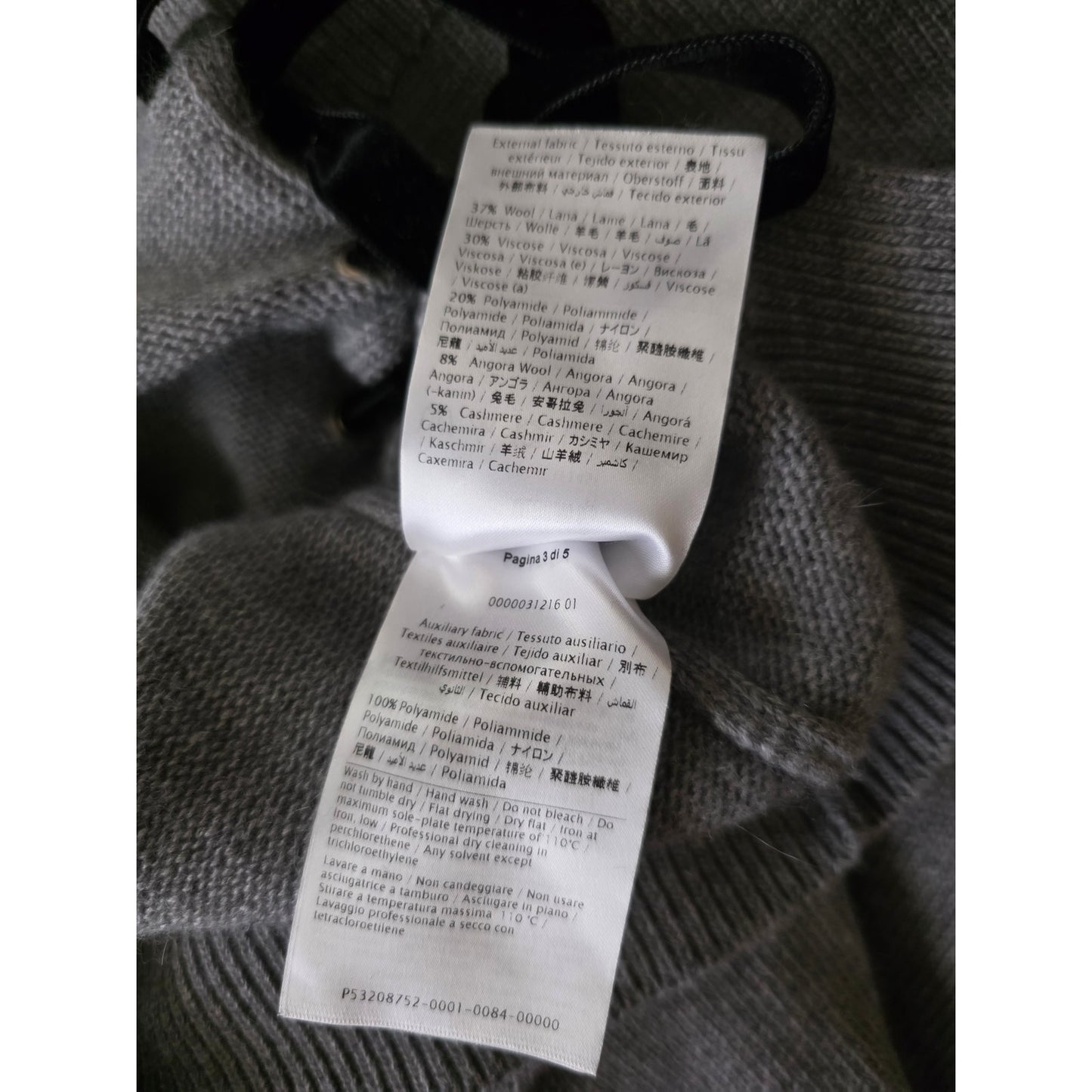 Perfect Valentino Size Small or Medium Sweater with Black Velvet  Lace Up